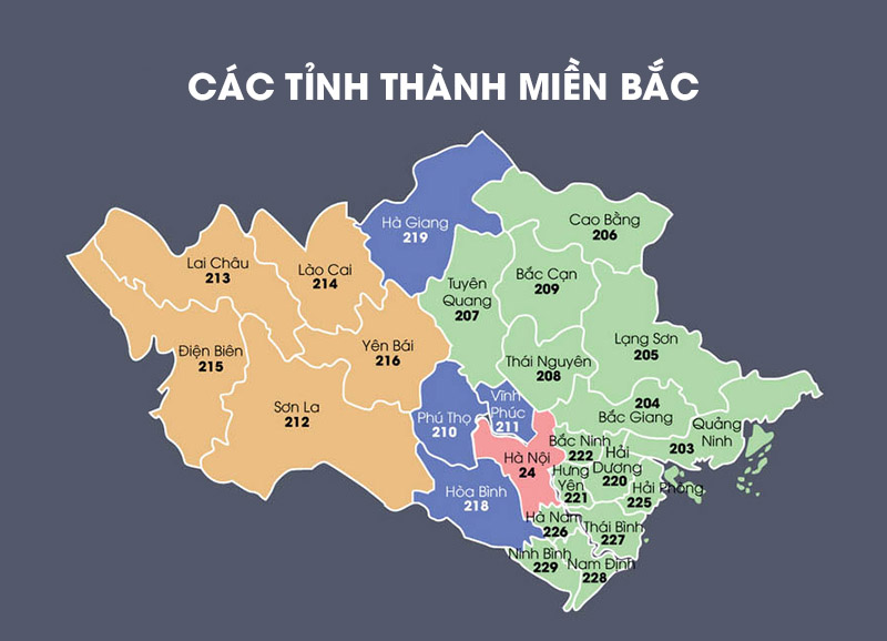 Các Tỉnh Miền Bắc Việt Nam: Danh Sách, Bản Đồ & Phân Tích Tiềm Năng Bất Động Sản
