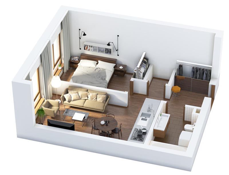 Thiết Kế Phòng Trọ 30m2 Đẹp, Tiện Nghi: Bí Quyết Cho Sinh Viên, Người Trẻ!