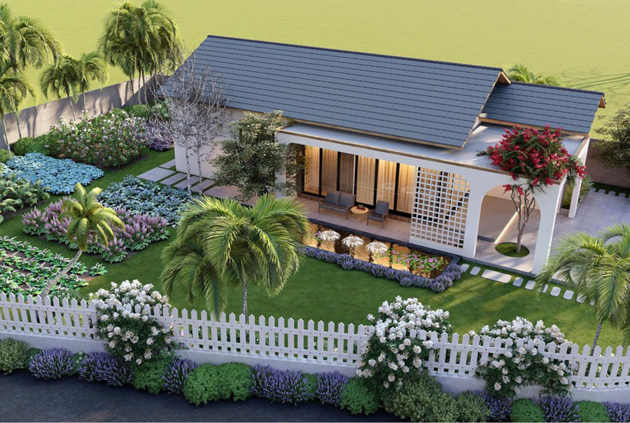 Thiết Kế Sân Vườn Đẹp Cho Nhà Cấp 4: Bí Quyết Tạo Không Gian Xanh Mát & Tối Ưu Chi Phí