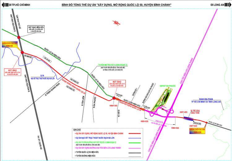 Quốc Lộ 50 Mở Rộng: Cơ Hội Đầu Tư Bất Động Sản Bình Chánh 2024