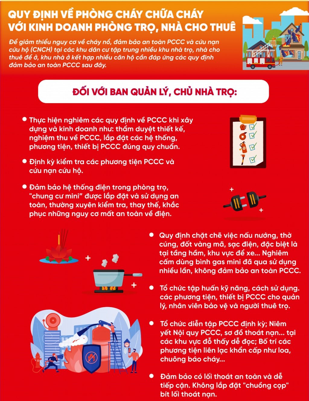 Kinh Doanh Nhà Trọ Cho Thuê Có Cần Xin Giấy Phép PCCC Không?