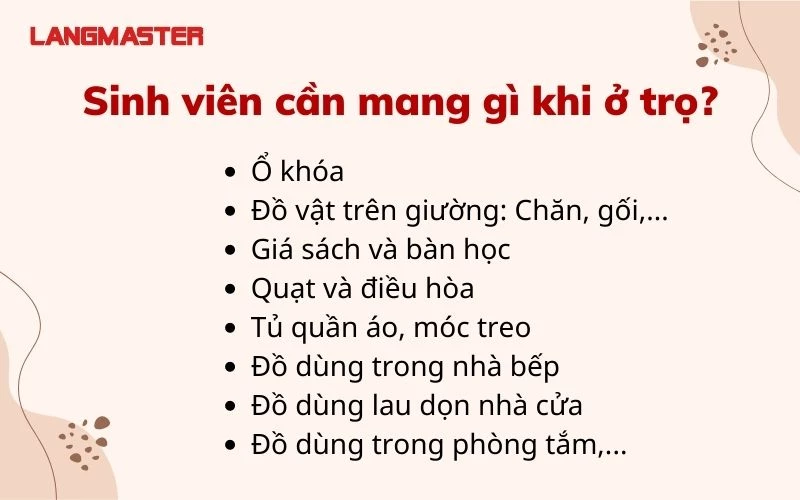 Ở Trọ Cần Những Gì? Checklist Đầy Đủ Cho Tân Sinh Viên (Kèm Lưu Ý Quan Trọng)