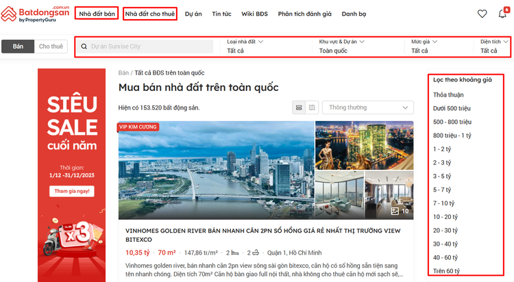 Bí Kíp Tìm Kiếm Bất Động Sản Online: Hướng Dẫn Chi Tiết Với Batdongsan.com.vn