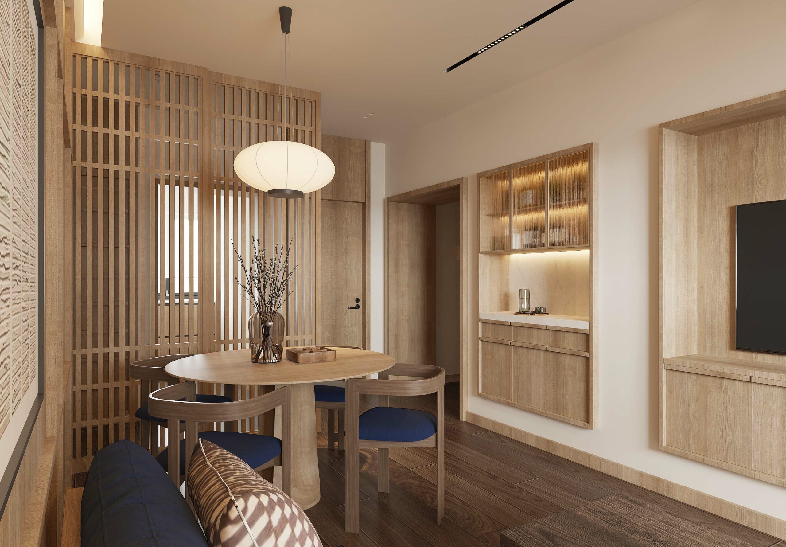 Căn hộ 58m2 phong cách Japandi: Tổ ấm lý tưởng của cặp vợ chồng trẻ