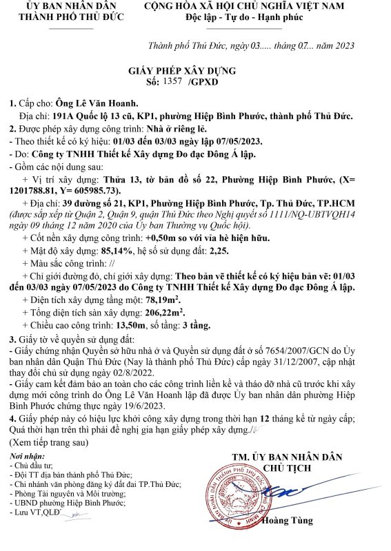 TP. Thủ Đức Cấp Giấy Phép Xây Dựng Trực Tuyến: Hướng Dẫn Chi Tiết