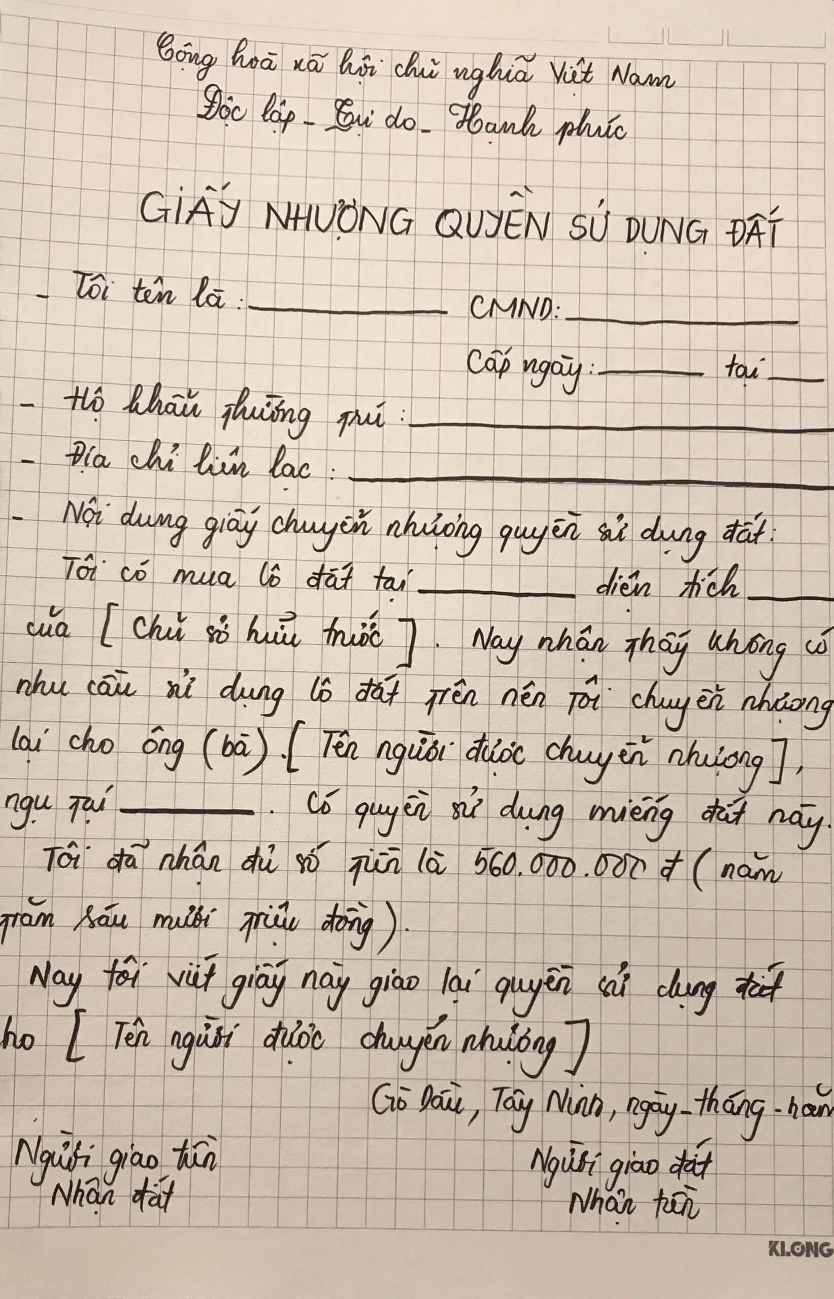 Mua đất bằng giấy viết tay: Khi nào được cấp sổ đỏ?
