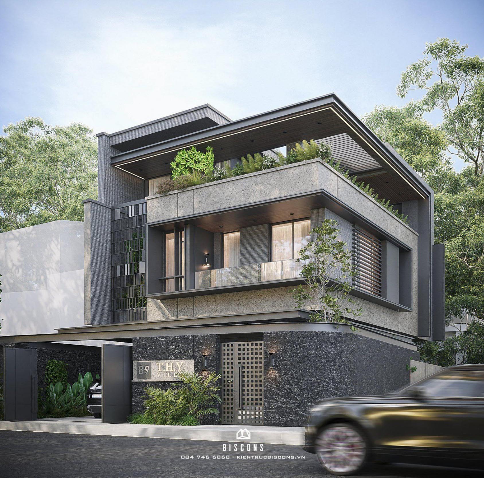 Nhà Phố 4 Tầng Hiện Đại Tại Đà Nẵng: Thiết Kế Tối Ưu Không Gian và Ánh Sáng