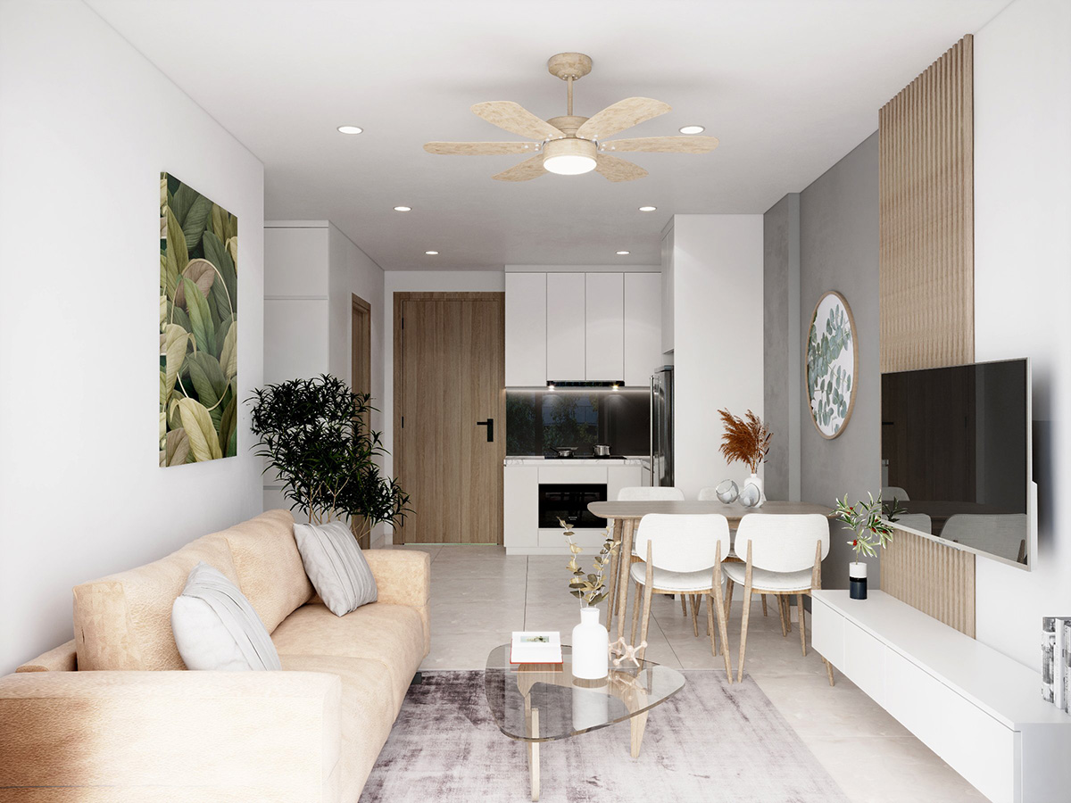 Biến hóa căn hộ 43m2 thành không gian sống lý tưởng: Câu chuyện của Lan Phương