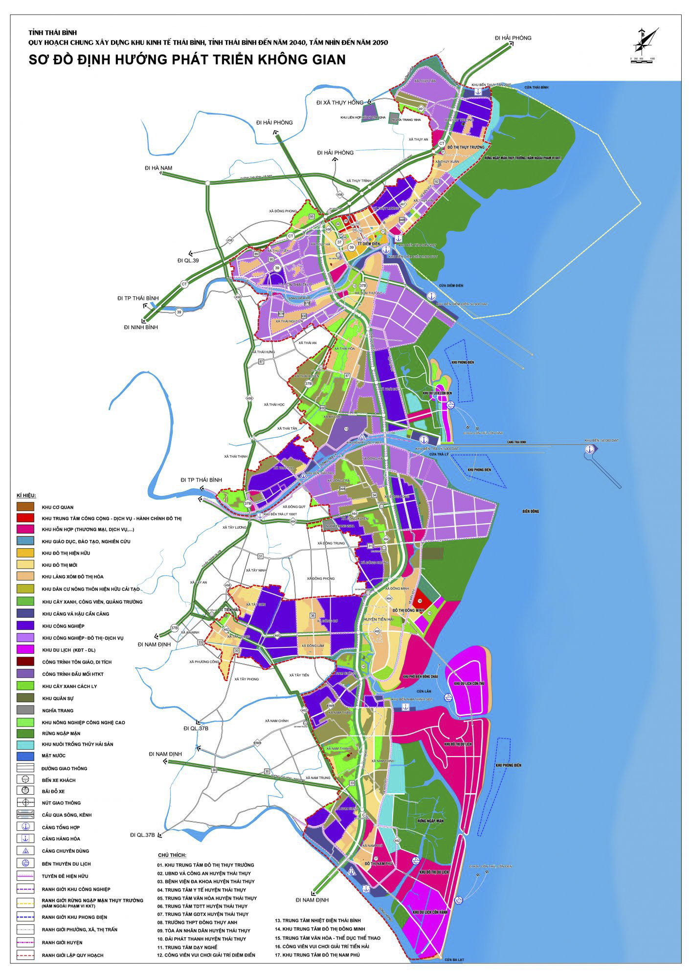 Quy hoạch Khu kinh tế Thái Bình đến 2040: Cơ hội đầu tư đột phá