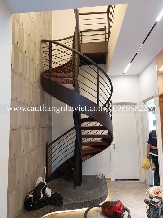 13 Mẫu Cầu Thang Xoắn Ốc Đẹp, Tiết Kiệm Diện Tích Cho Mọi Không Gian