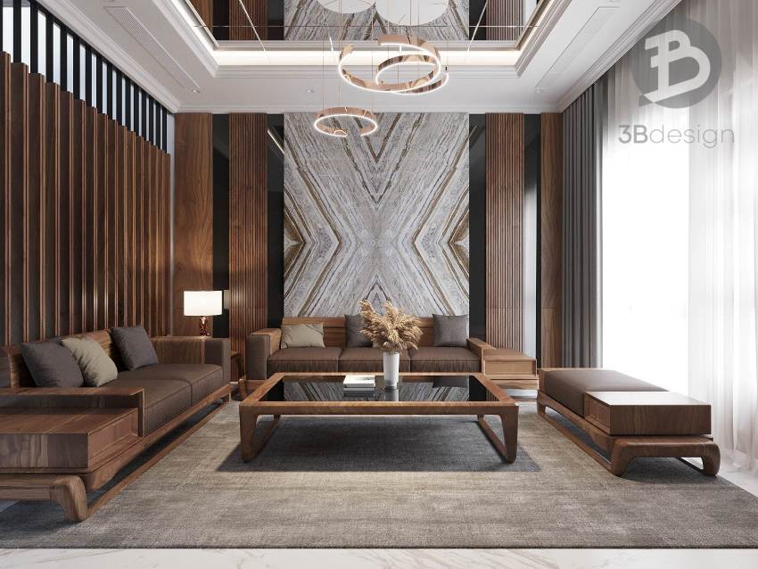 Thiết Kế Nội Thất Căn Hộ 3 Phòng Ngủ Cao Cấp: Mỹ Đình, Hà Nội