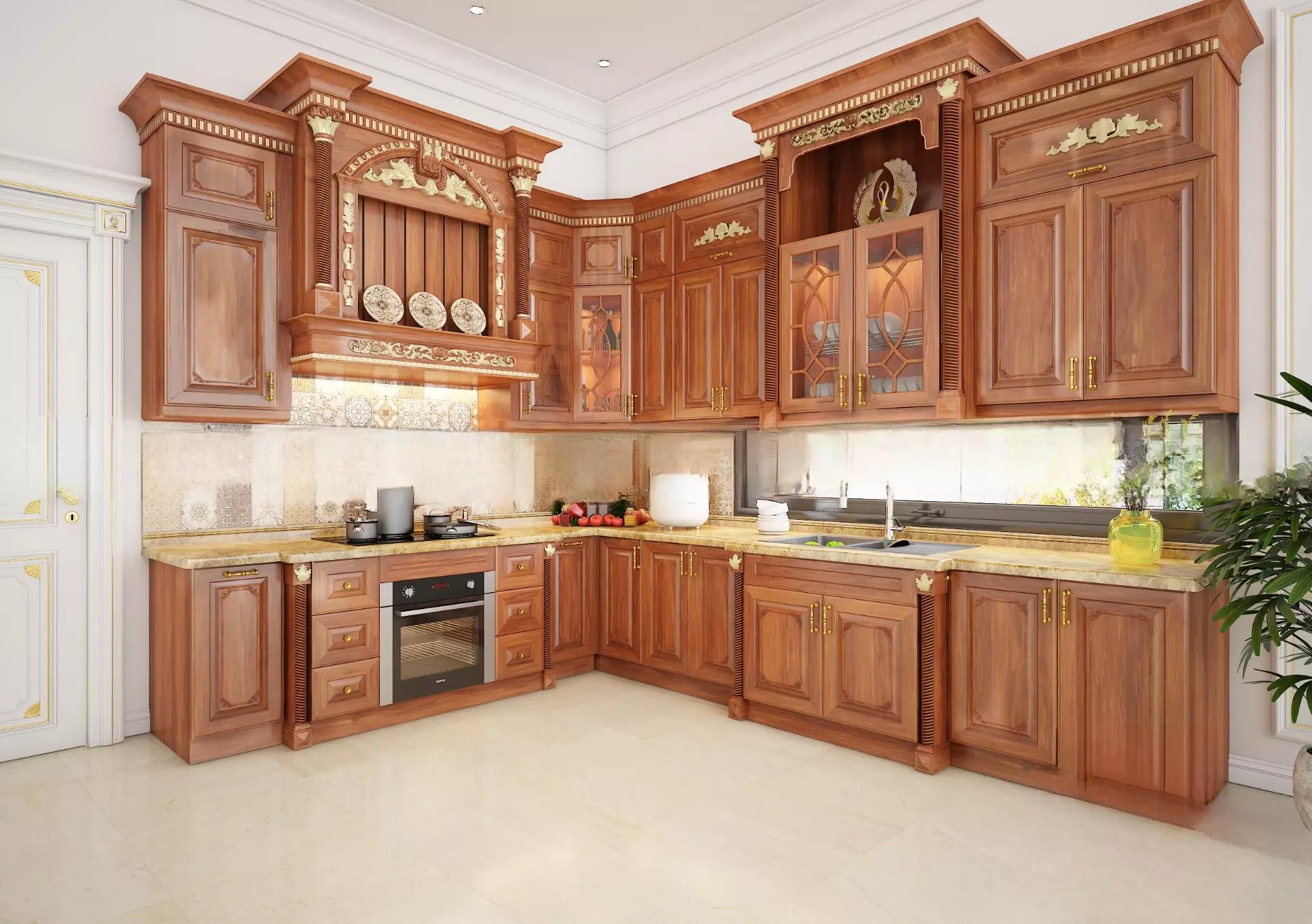 Tủ Bếp Gỗ Tự Nhiên và Gỗ Công Nghiệp: So Sánh Chi Tiết và Lời Khuyên