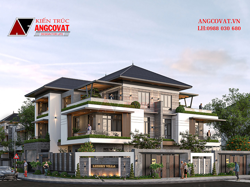 Biệt Thự Song Lập Phong Cách Nhật Bản: Không Gian Sống Tối Giản Giữa Thiên Nhiên