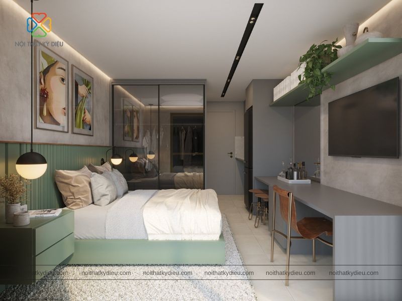 Thiết Kế Căn Hộ Studio 45m2 Tối Ưu: Phong Cách Tối Giản và Tiện Nghi