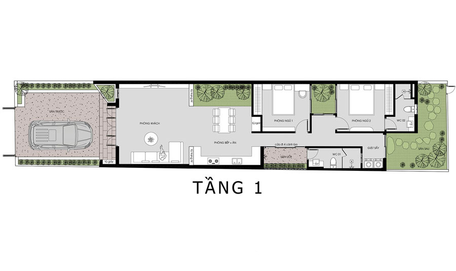 Thiết Kế Nhà Cấp 4 Gác Lửng 100m2 Ngân Sách 200 Triệu Cho Bố Mẹ Dưỡng Già