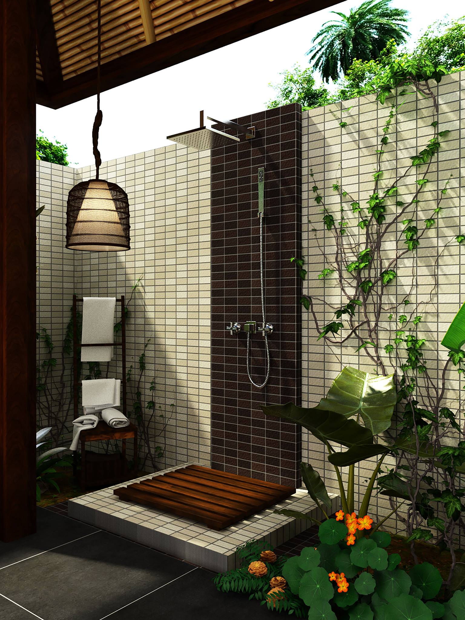 Đắm Mình Trong Thiên Nhiên: Tuyển Chọn Thiết Kế Phòng Tắm Ngoài Trời Độc Đáo