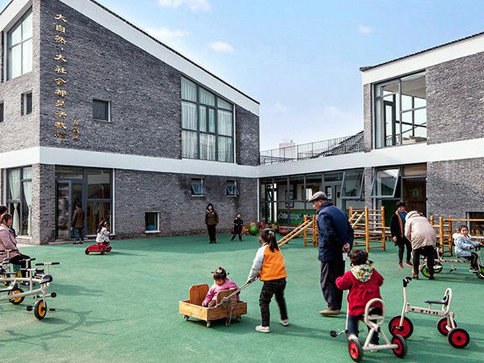 Trường Mẫu Giáo Beisha: Ngôi Làng Thu Nhỏ Giữa Lòng Giang Tô