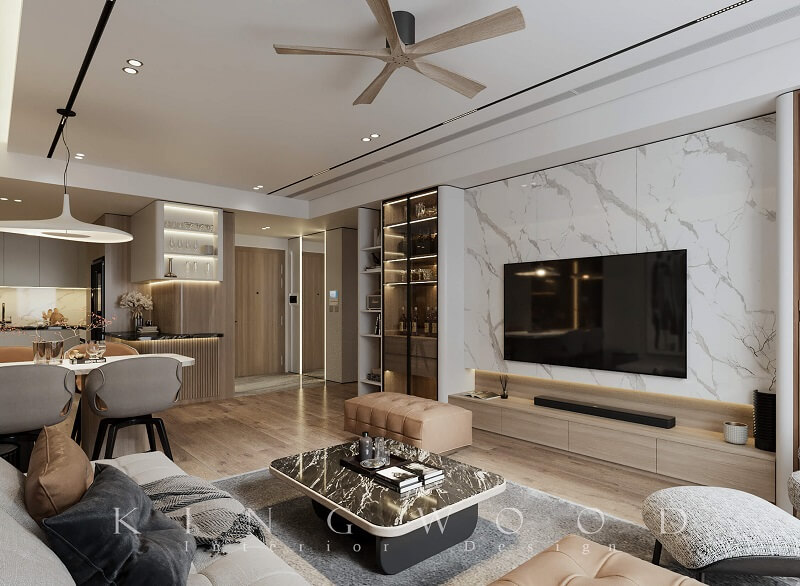 Thiết Kế Độc Đáo: Biến 2 Căn Hộ Chung Cư Thành Biệt Thự Trên Không