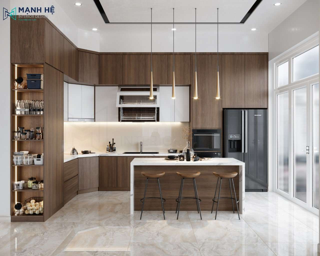 Chọn Màu Sắc Tủ Bếp Hợp Phong Thủy: Bí Quyết Thu Hút Tài Lộc