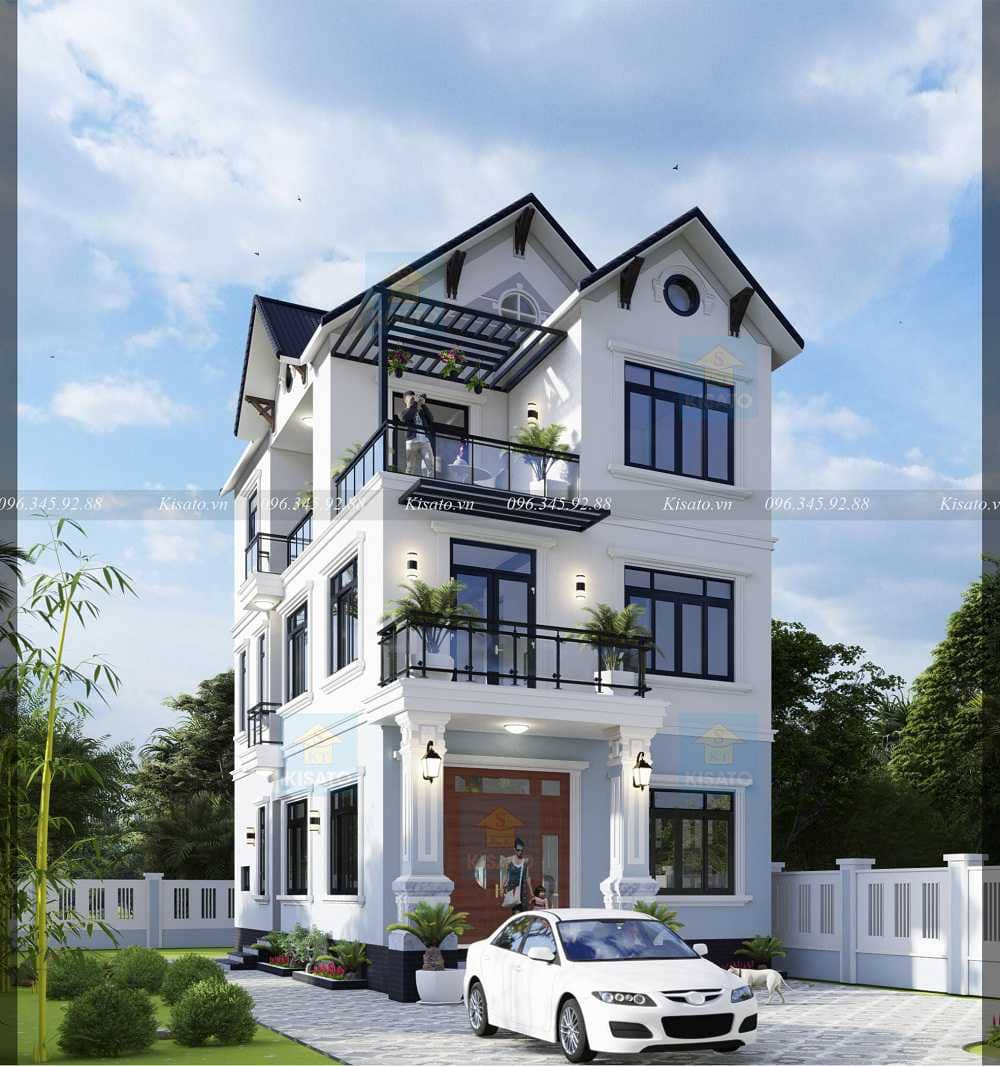 Phân Tích Biệt Thự 3 Tầng 320m2: Thiết Kế Xanh Cho Gia Đình Hiện Đại