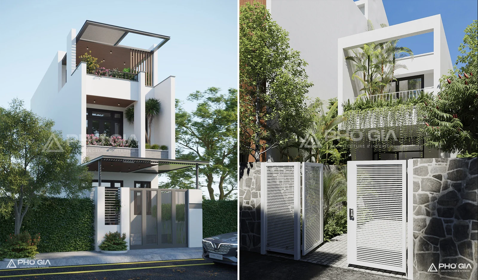 Nhà Phố Xanh 3 Tầng: Kiến Trúc Hòa Hợp Thiên Nhiên