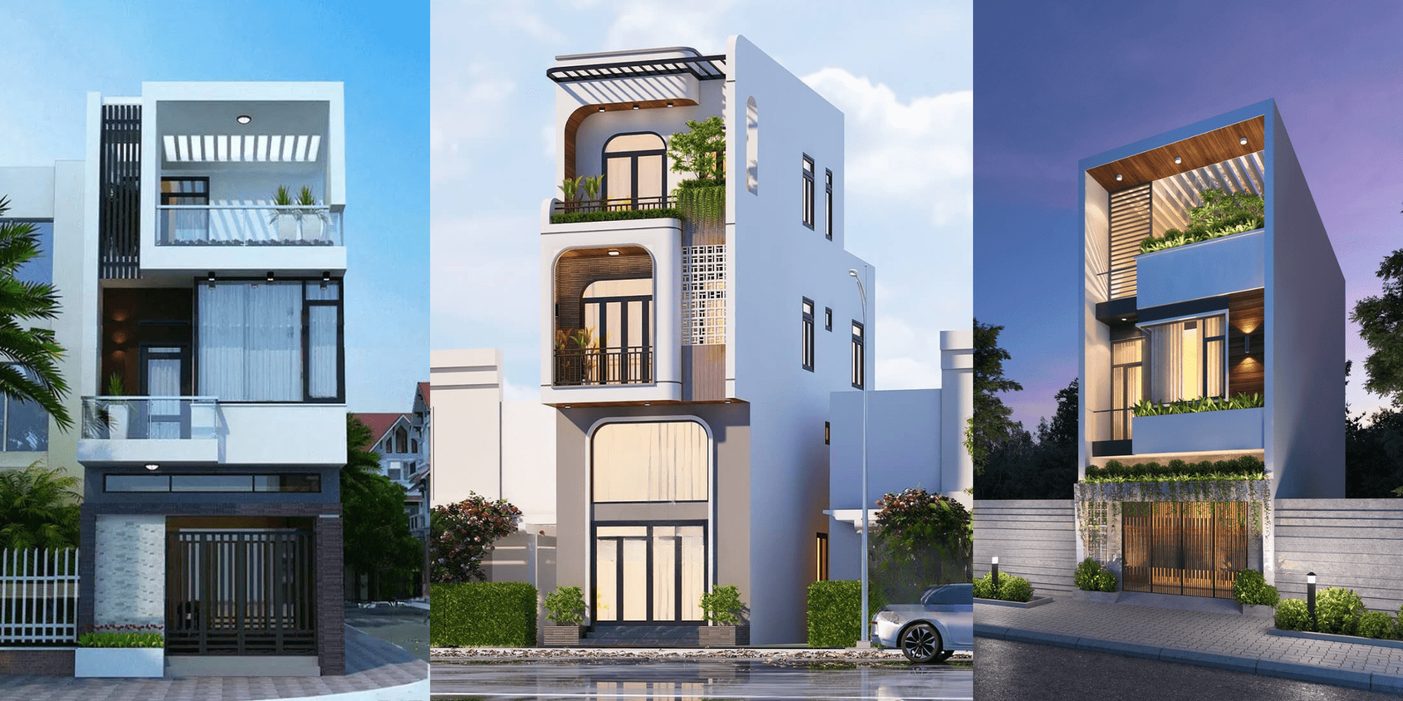 Mẫu Nhà Phố 3 Tầng 70m2 Cho Gia Đình 4 Người: Thiết Kế Tiện Nghi và Tối Ưu Không Gian