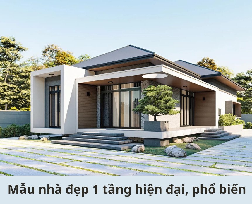 Tuyển Chọn Mẫu Nhà 1 Tầng Hiện Đại Chi Phí 500 Triệu Cho Gia Đình Trẻ